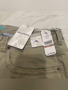 Tommy Bahama Boracay 5-Pocket Pants Khaki 42x32 NWT